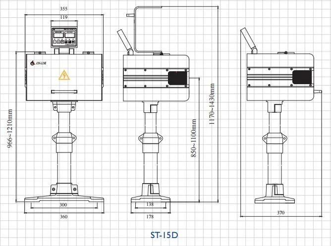 Latest Version Sine Wave High Frequency Spark Tester for Wire and Cable Insulation Wrapper Tester