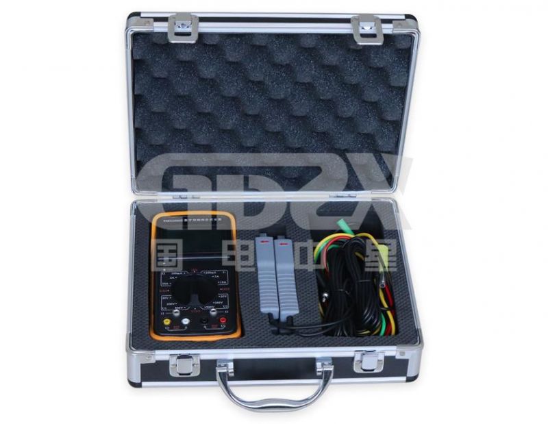 Double Clamp Digital Phase Meter With Battery Voltage Detection