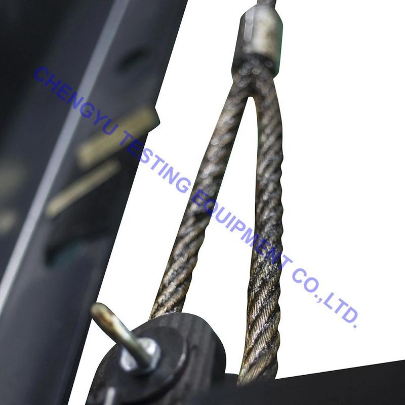 Electronic Hydraulic Servo Computer Horizontal Steel Wire Rope Sling Chain Tensile Tension Strength Test Testing Device