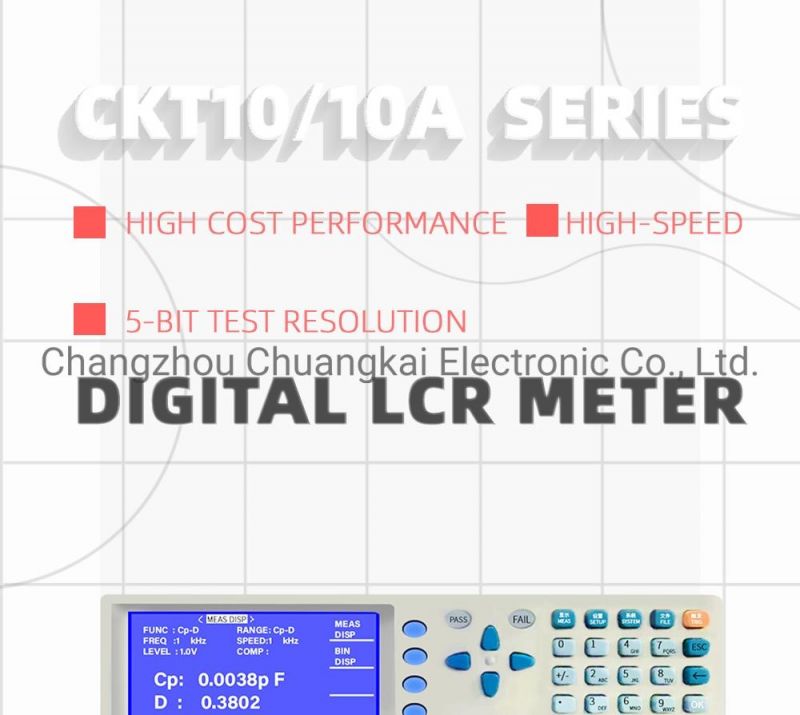 Capacitance Lcr Meter Resistance Meter ESR Meter (Model CKT10A)