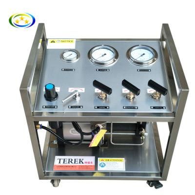 High Quality N2/N2o/H2/O2/CH4/CO2 Gas Booster Pump Bench