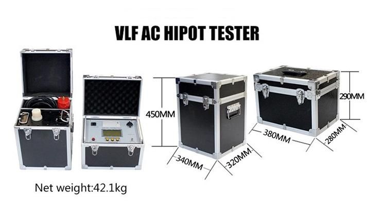 Fuootech Portable Vlf Cable High Voltage Testing Instrument AC Hipot Tester 30kv 50kv 80kv 90kv