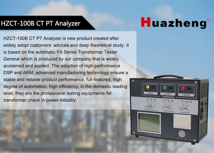 Automatic Portable Variable Frequency Current Transformer Characteristics CT/PT Tester