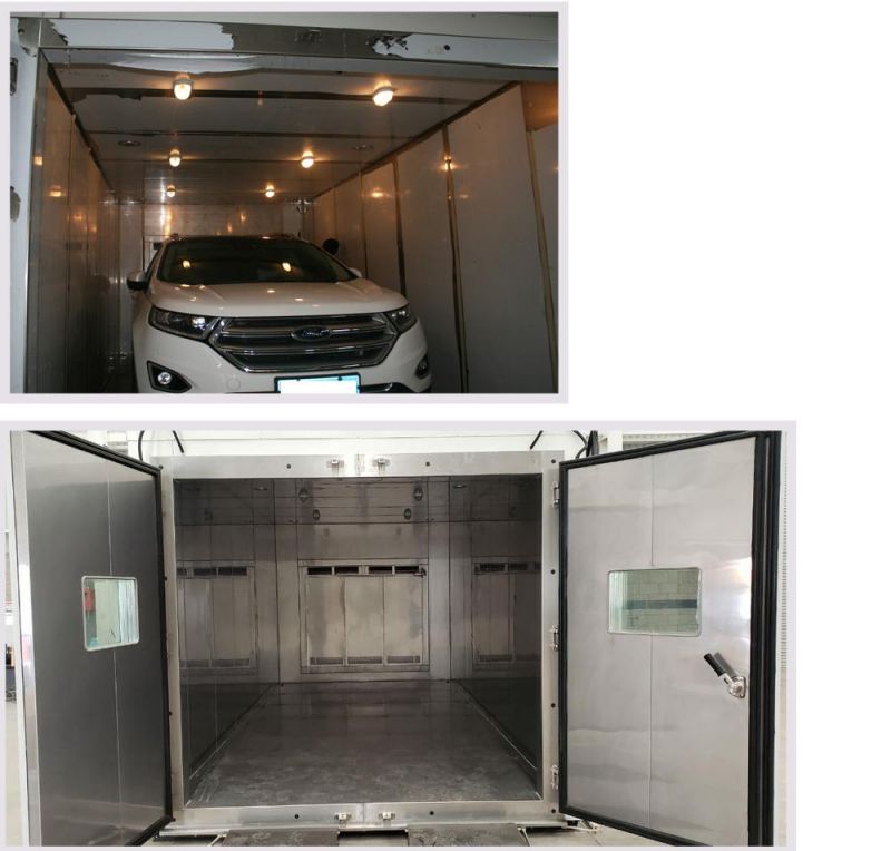 Standard and Custom Walk-in Rooms Environmental Temperature Humidity Testing Chambers Automobiles Test