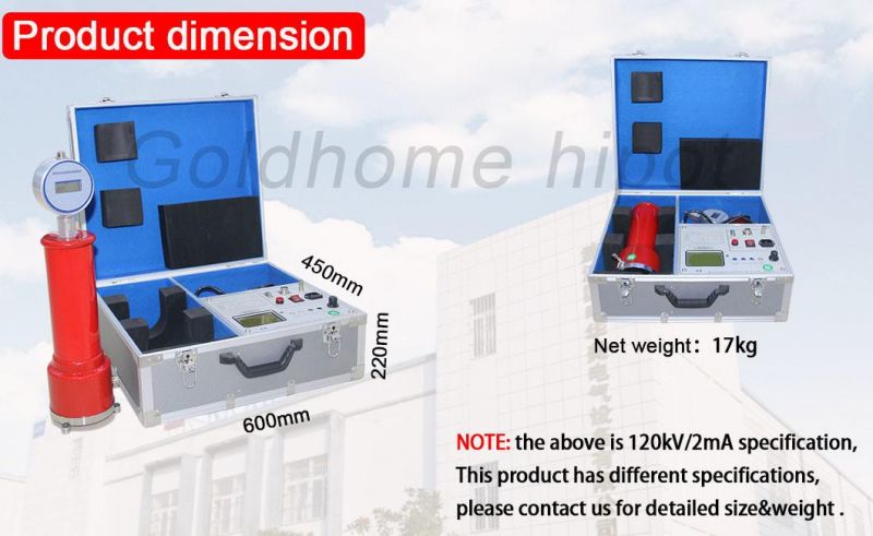 60kv, 120kv, 200kv DC High Voltage Generator for Cable Testing Machine