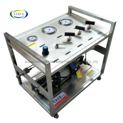 Terek High Quality 4000 Psi Output Portable Air Driven Gas Transfer Pump Unit Pressure Test
