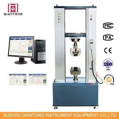 Universal Testing Machine with Tensile Fixtures for Metal Material