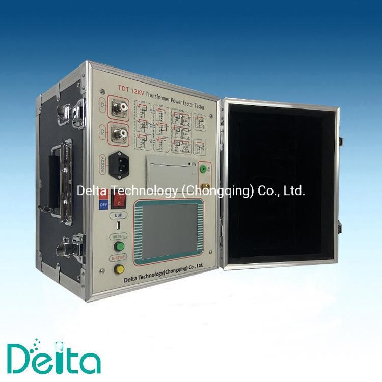 10kv or 12kv Transformer Automatic Digital Tan Delta Tester