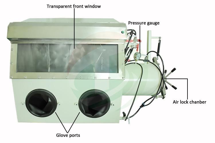 Lab Small Battery Vacuum Stainless Steel Glove Box