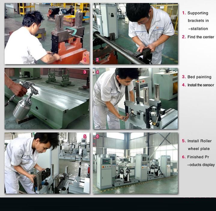 Horizontal Balancing Machine for Centrifuge, Rubber Roller, Drying Cylinder