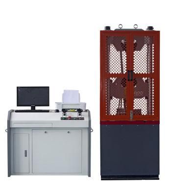 ISO Certified Waw Series 100-1000kn Microcomputer Controlled Electro-Hydraulic Servo Utm Testing Machine