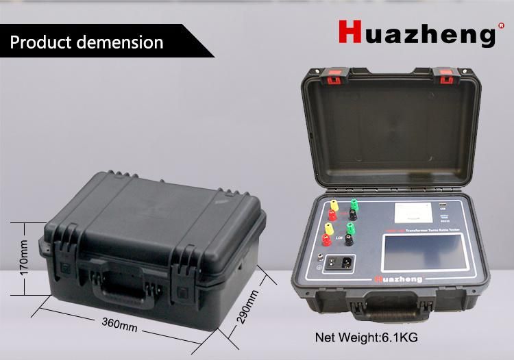 Hzbb-10A Three Phase Automatic Digital Handheld Power Transformer TTR Turns Ratio Tester Price