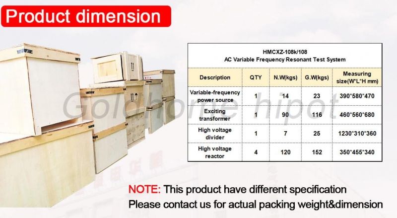 AC Oil-Insulated Hv Tester Resonant Test Equipment