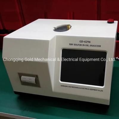 Diesel Fuel Laboratory Testing Equipment Sulphur in Marine Fuel Oil Analyzer