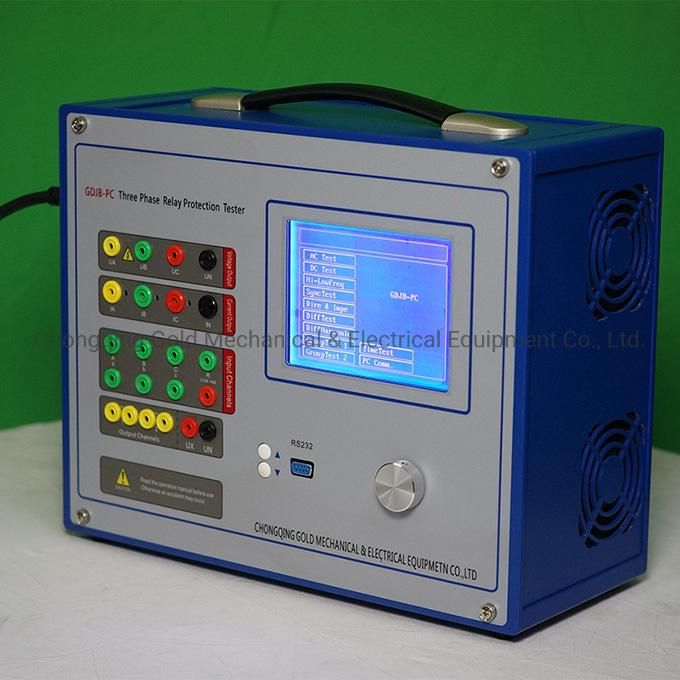 Three Phase Secondary Current Injection Relay Protection Test Set