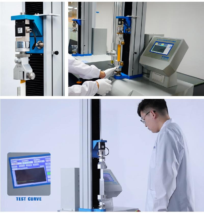 Mechanical Rubber Material Tension and Compression Testing Machine