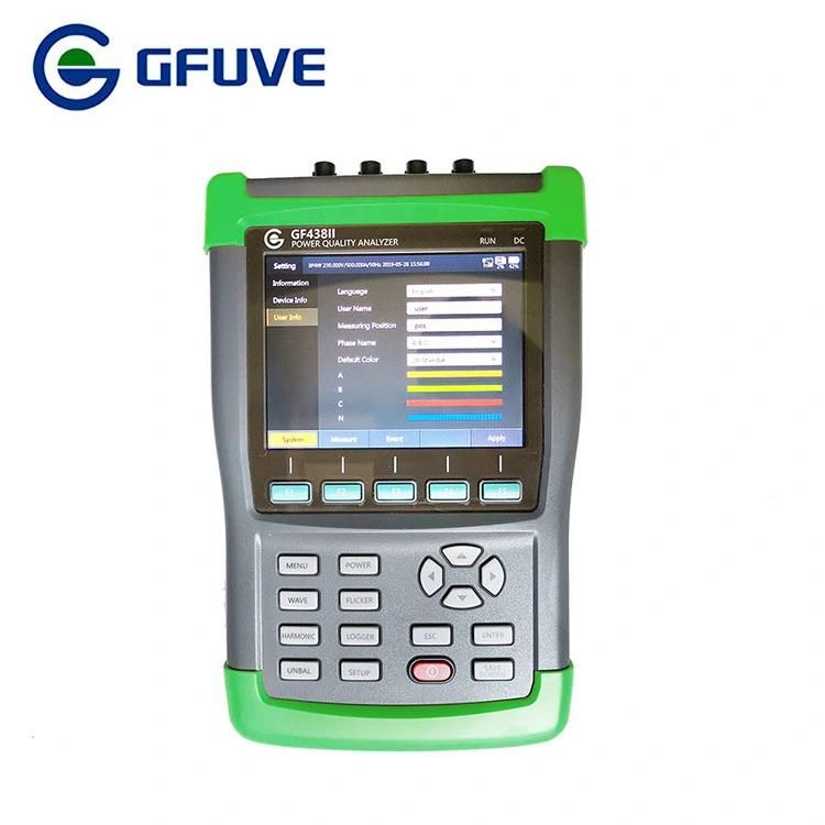 Three Phase Power Quality Analyzer Class a IEC61000-4-30