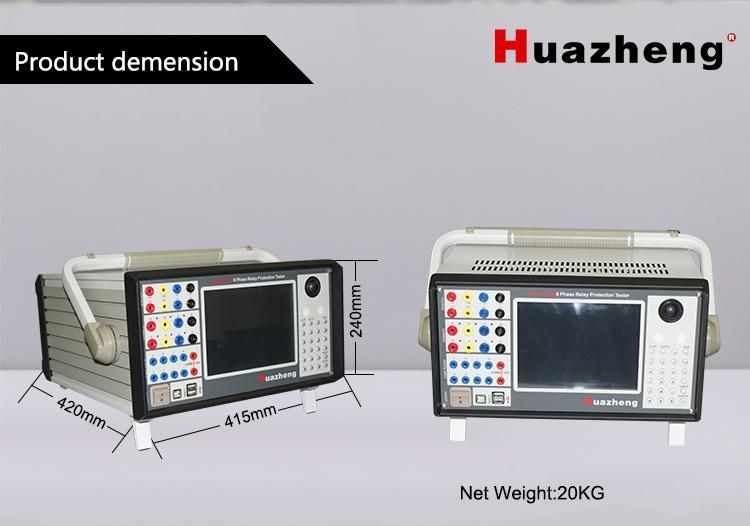 Seconday Current Injector Microcomputer 6 Phase Protection Relay Test Device