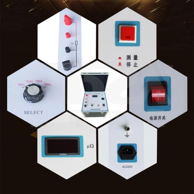 600A Current Test Breaker Contact Resistance Tester