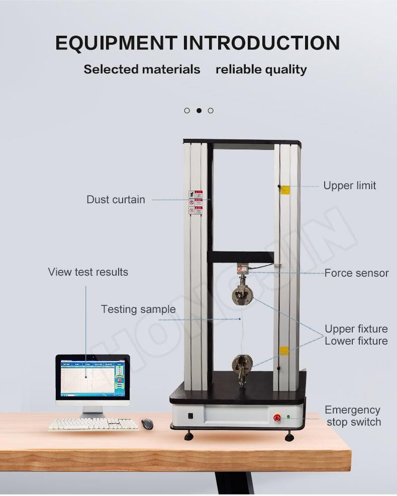 Hj-72 10kn 20kn Waterproof Materials Universal Tensile Tearing Strength Testing Equipment Supplier