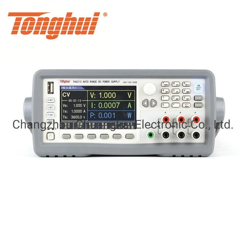 Th6313 Programmable Linear DC Power Source Wide Range 60V/15A/360W