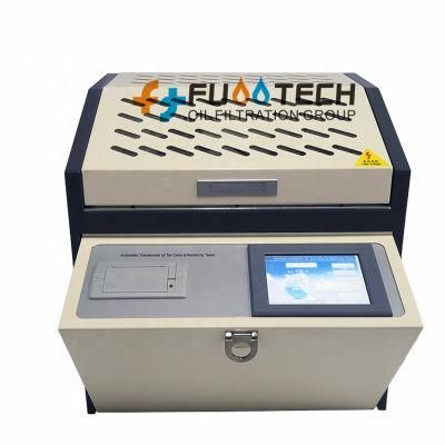 Fuootech Transformer Insulating Oil Tan Delta Dielectric Loss Resistivity Testers Oil Tan Delta Tester for Insulating Oil