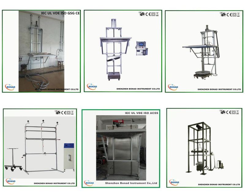 Ipx1 Ipx2 Vertical Drip Rain Testing Equipment with Turntable