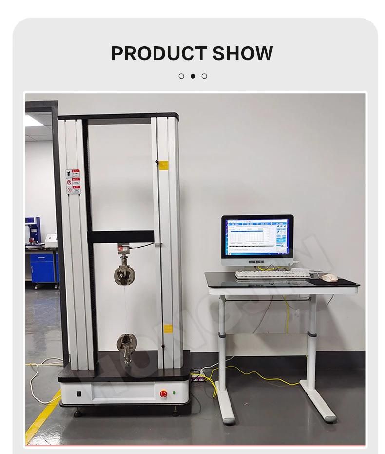 Computerized Push Pull Force Test Vertical Machine / Tensile and Pressure Test Machine