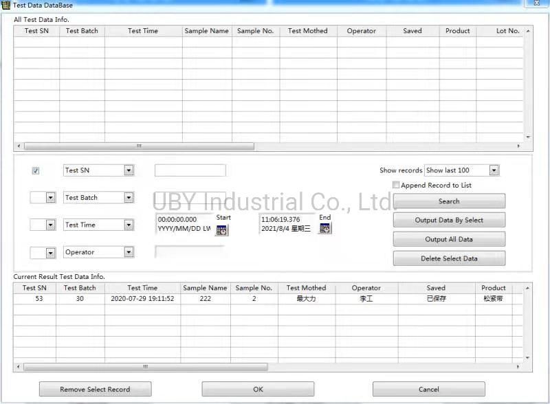 Spring Plastic Rubber Compression Tension Shear Force Machine Test Apparatus