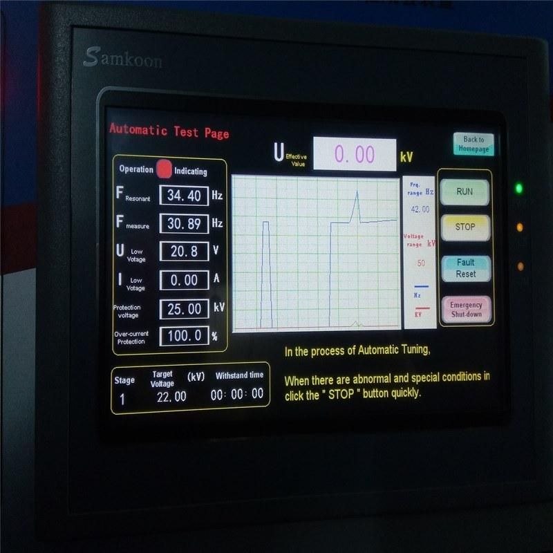 Multi Use 108 kVA AC Resonant Test System with Four Reactors