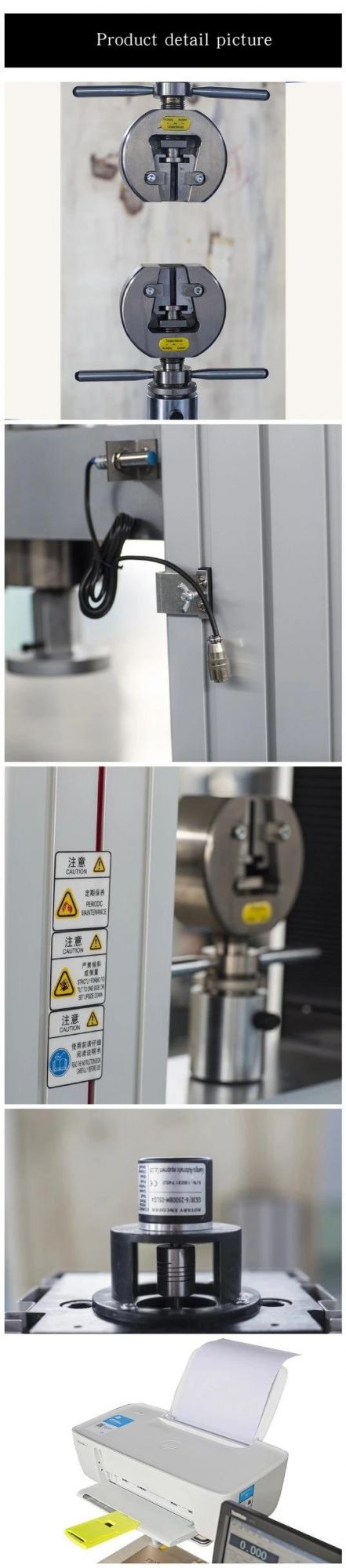 Wdw-100d 100kn Microcomputer Controlled Electronic Universal Testing Machine for Laboratory