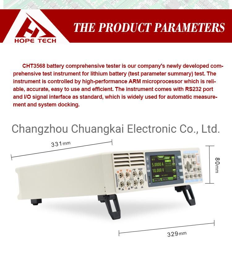 Cht3568A Battery Comprehensive Tester Battery Integrated Tester