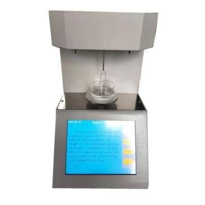 ASTM D971 Ring Method Fully Automatic Surface Tension Test Equipment