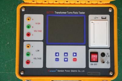 IEC Automatic Three Phase Transformer Turns Ratio Meter TTR Megger True 3 Phase Transformer Turns Ratiometer China Supplier TTR Meter