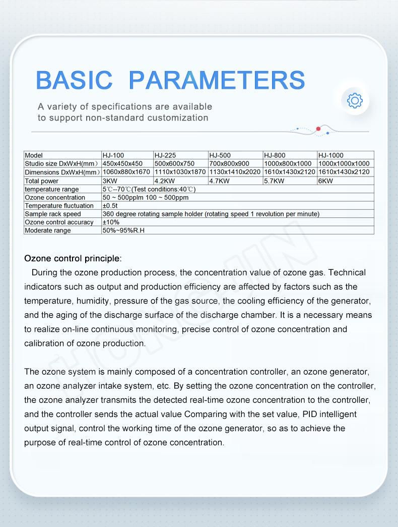 Climatic Rubber Ozone Stability Accelerate Aging Test Chamber Price