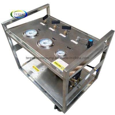 Terek Brand Best Price 100- 200 Bar Output Gas Booster Cylinder Filling Station
