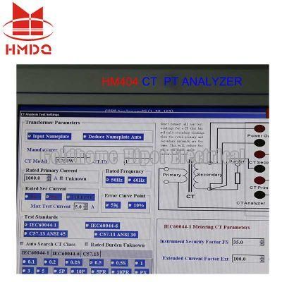 Hm405 Hot Sales Current Transformer Test Set in English