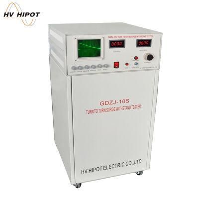 Motor generator transformer turn to turn surge withstand voltage tester