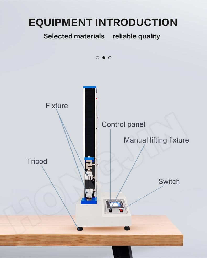 Hj-43 Textile Rubber Material Tensile Strength Testing Equipment