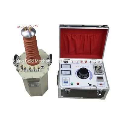 AC50kv DC70kv High Voltage Tester Oil Immersed Test Transformer AC DC Hipot Tester for Cable Withstand Voltage Testing