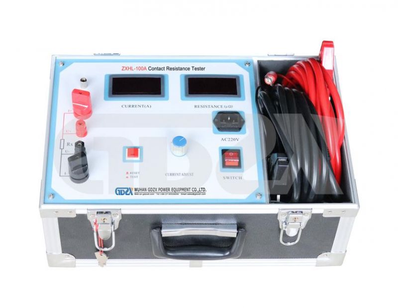 0.1 Accuracy Class DC 100A LCD Display Contact Resistance Meter