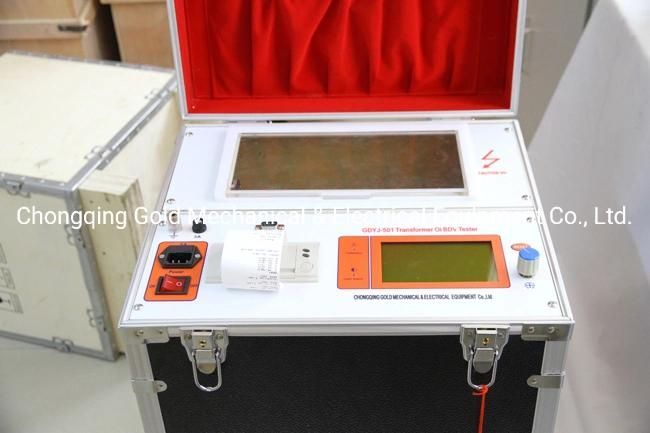 IEC 60156 Insulating Oil Dielectric Strength and Dielectric Breakdown Voltage Bdv Tester 80kv or 100kv