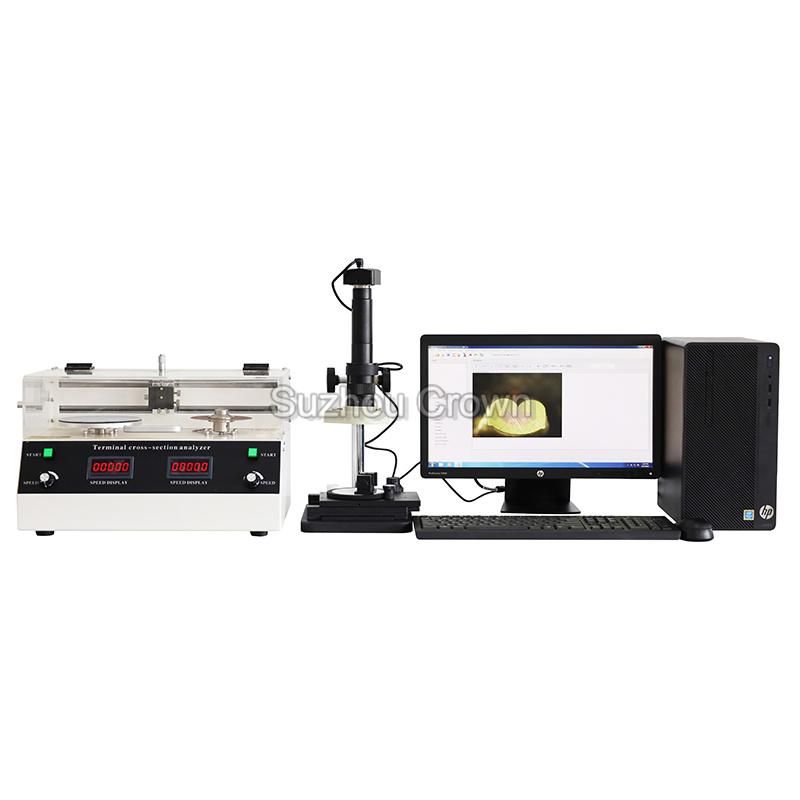 Terminal Crimp Cross Section Analyzer Equipment Cross Sectioning Analysis System