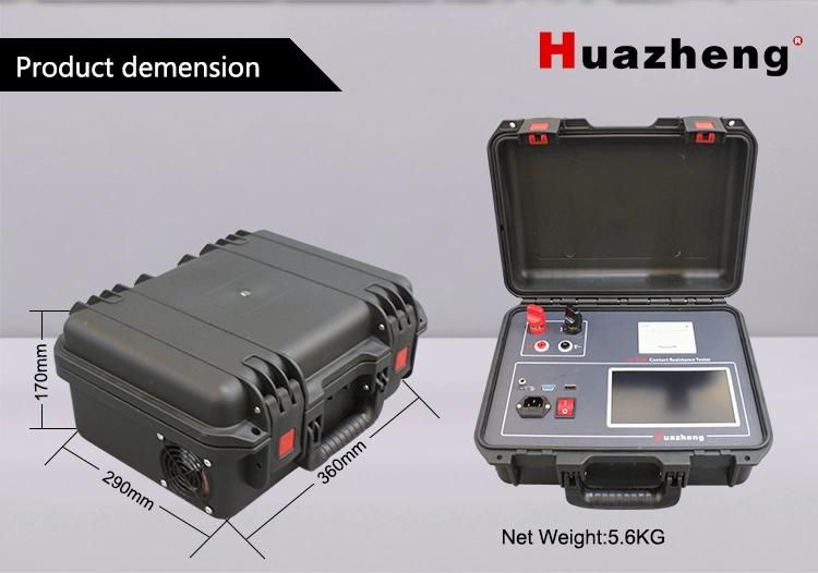 100A Contact Resistance Low Resistance Micro-Ohm Meter High Current Micro Ohmmeter