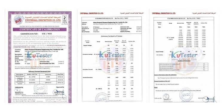 Kvtester Automatic CT PT Current Transformer Testing Equipment