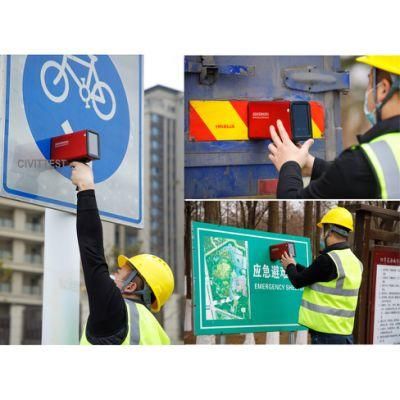 Reflecting Detecting Retroreflective Testing Road Traffic Marking Handheld Sign Retroreflectometer