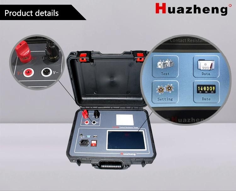 100A 200A Handheld Digital Circuit Beaker Contact Resistance Meter High Precision Switch Loop Resistance Tester