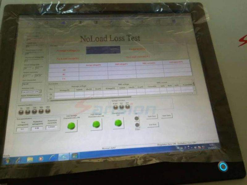 Automatic Integrated Transformer Test Bench