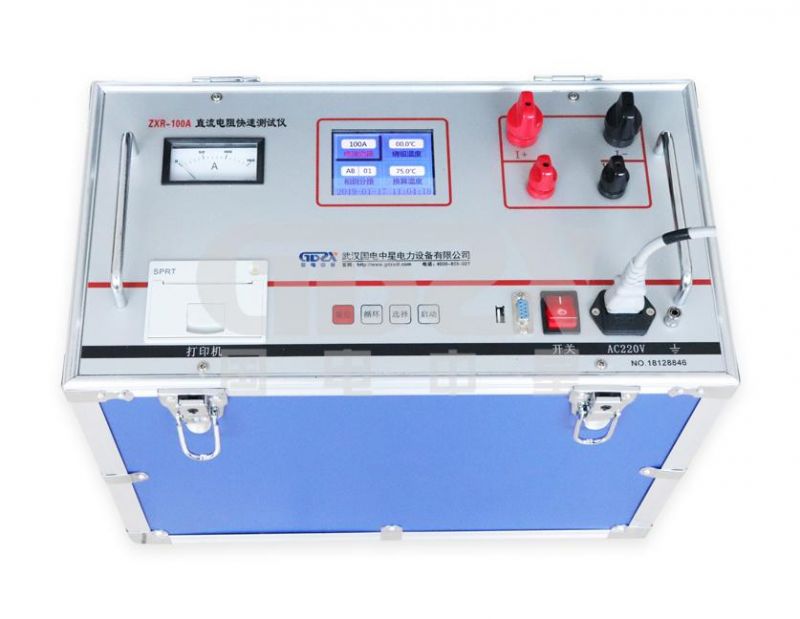 ZXR-100A New Design High Accuracy Transformer Winding DC Resistance Tester/meter