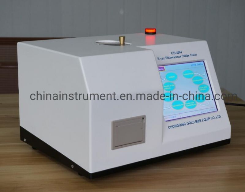 Lab Petroleum Equipment Edxrf Sulfur-in-Oil Test X-ray Fluorescence Total Sulfur Content Analyzer ASTM D4294